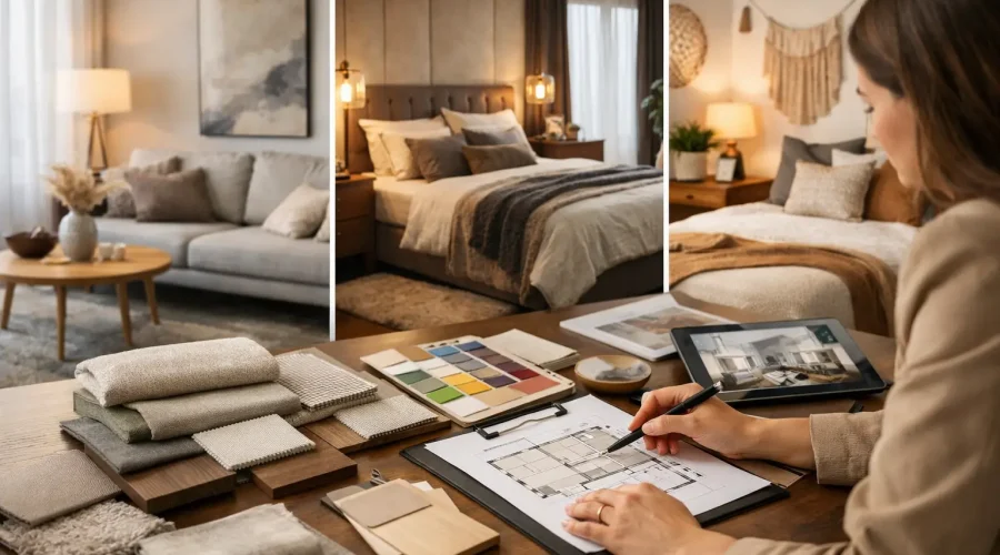 Asesoría de interiorismo por habitación