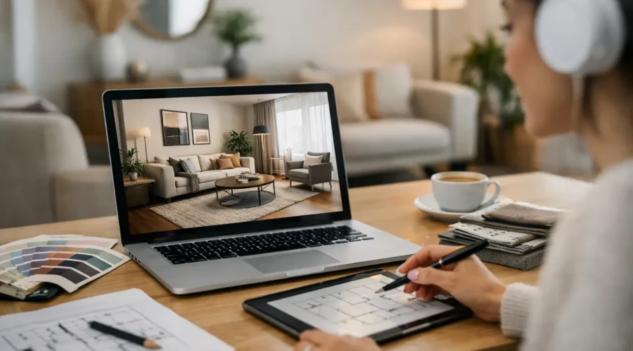Cuánto cuesta un diseñador de interiores online