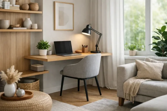 Cómo decorar oficina en casa sin perder espacio
