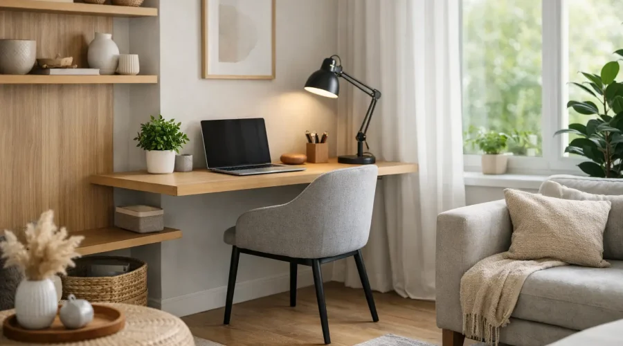 Cómo decorar oficina en casa sin perder espacio