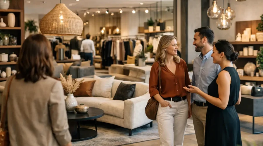 Diseño comercial interior que convierte visitas