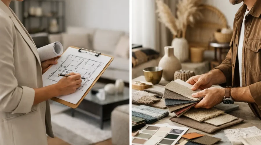 Interiorista o decorador: diferencias reales