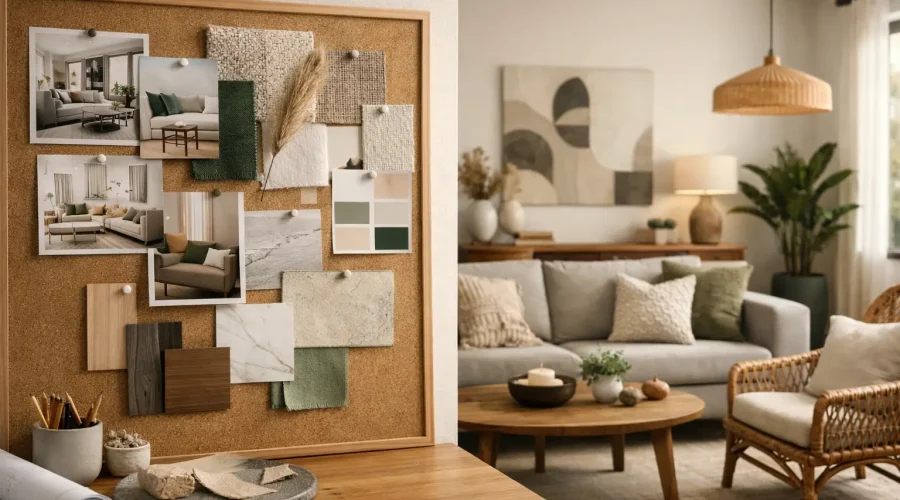 Qué es un concept board y cómo transforma tu espacio