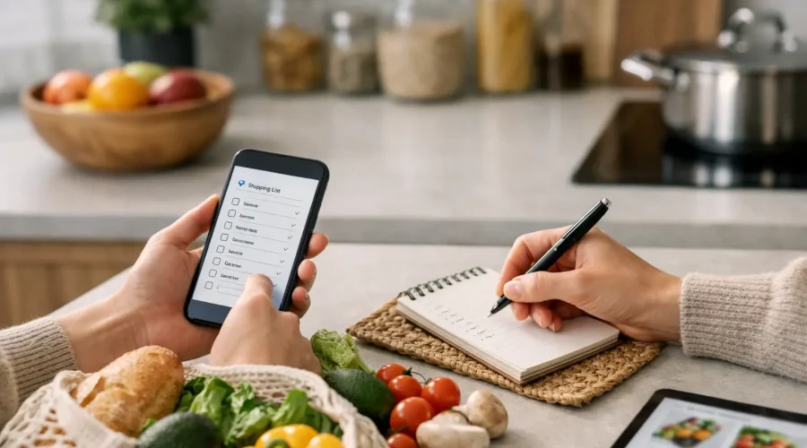 Cómo implementar una lista de compras de diseño